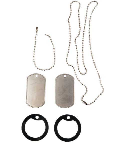 ID známka US (Dog Tag) - sada