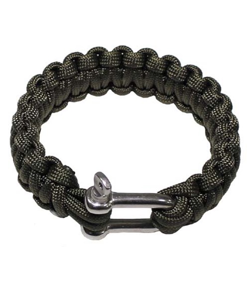 Náramek Paracord 2.3, kov. spo