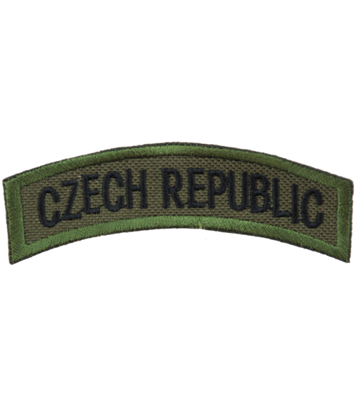 Nášivka: CZECH REPUBLIC [oblou