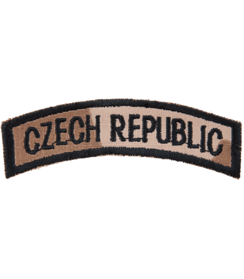 Nášivka: CZECH REPUBLIC [oblou