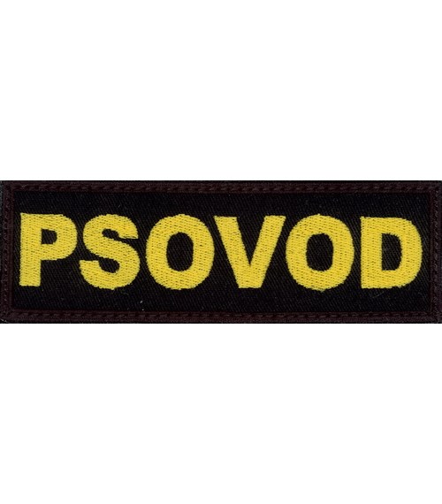 Nášivka: PSOVOD - nápis [malá]