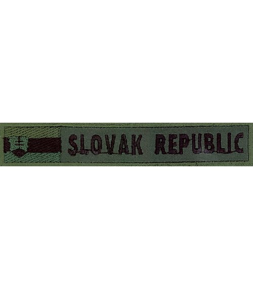 Nášivka: SLOVAK REPUBLIC obdél