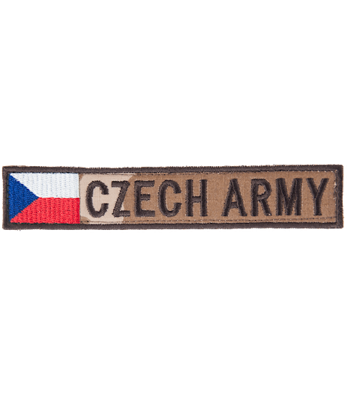 Nášivka: CZECH ARMY s vlajkou