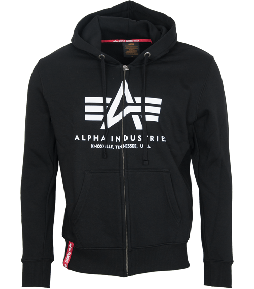 Mikina Alpha Basic Zip Hoody