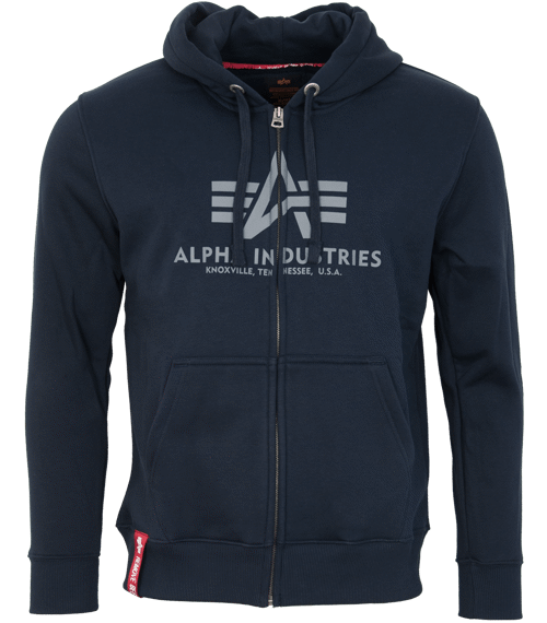 Mikina Alpha Basic Zip Hoody