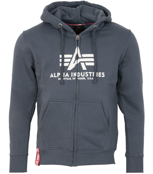 Mikina Alpha Basic Zip Hoody