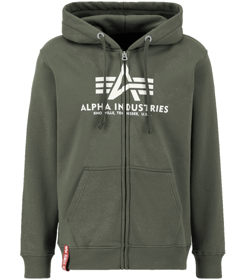 Mikina Alpha Basic Zip Hoody
