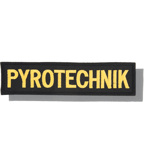 Nášivka: PYROTECHNIK [140x35]