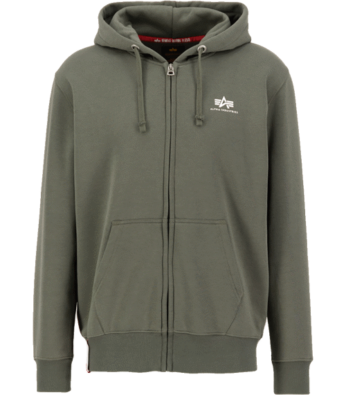 Mikina Alpha Basic Zip Hoody S