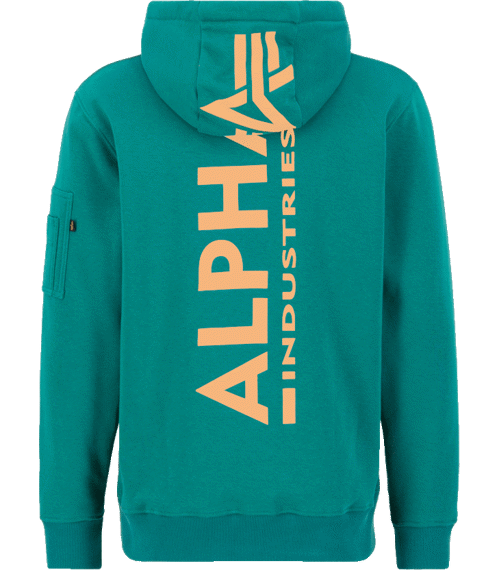 Mikina Alpha Back Print Hoody