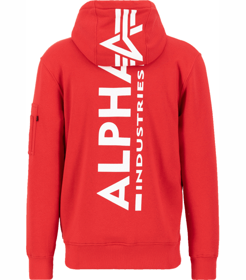 Mikina Alpha Back Print Hoody