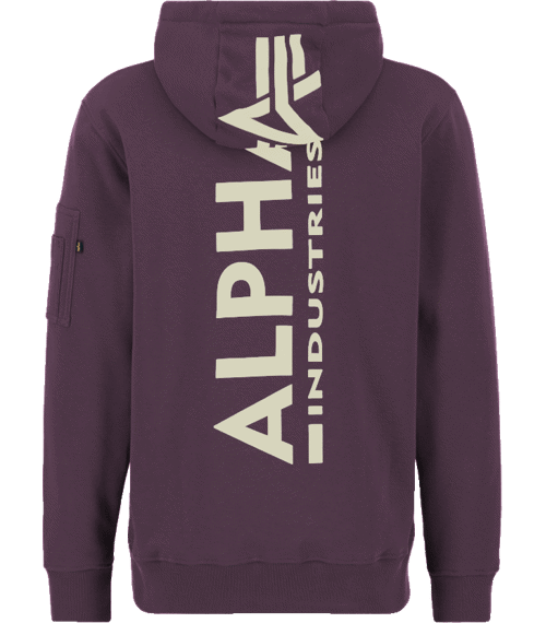 Mikina Alpha Back Print Hoody